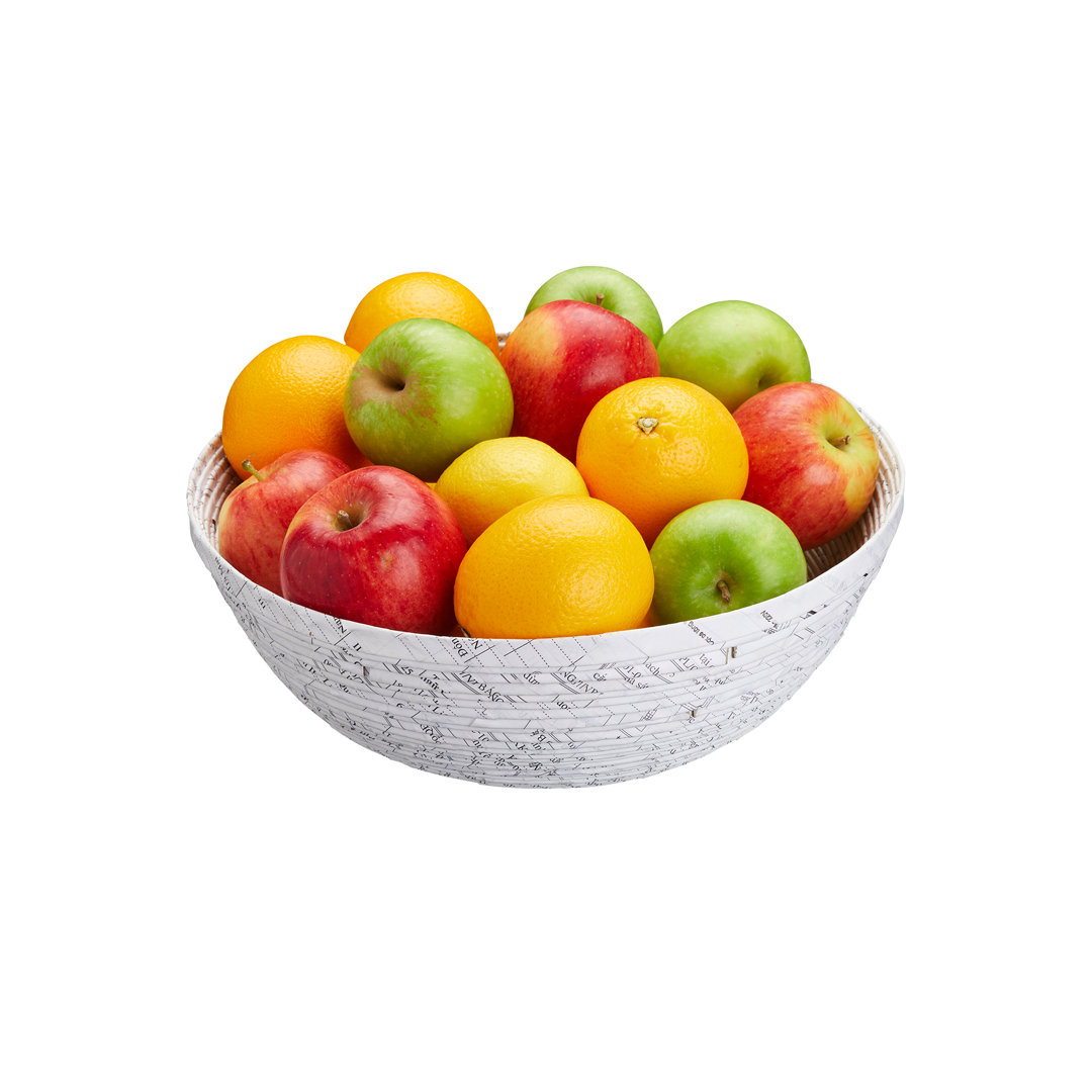 Natural Elements Recycled Paper Serving Bowl