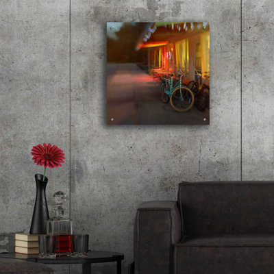 Jennifers Bike by Dawn D Hanna  Unframed Print