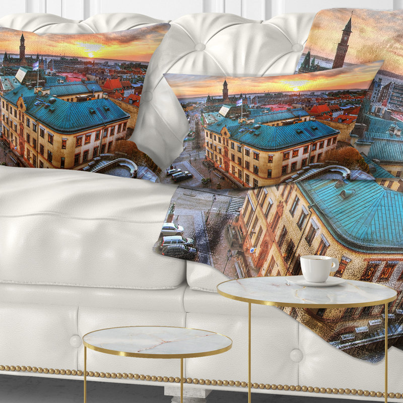Coussin décoratif coloré City Landscape - Cityscape