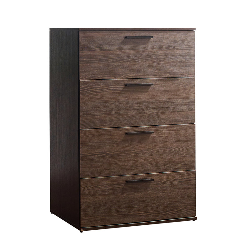 Coffre de rangement extra-profond brun foncé pour rangement