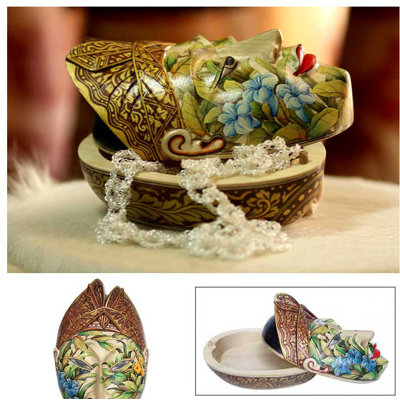 Boîte à bijoux «Flower Man of Bali»