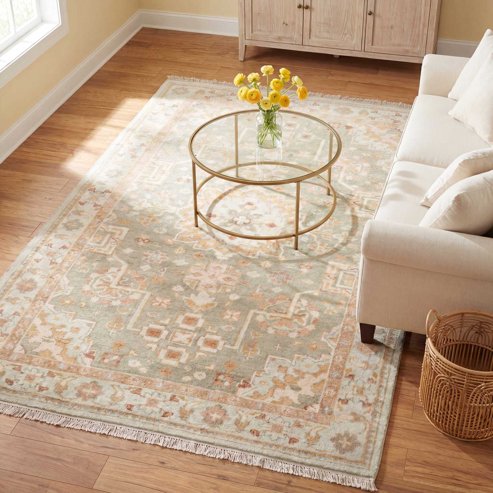 Masterpiece Collection Kendra Sky Geometric Rug, Rectangle 7'6" x 9'6"