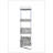 Chrome Finish Bookshelf
