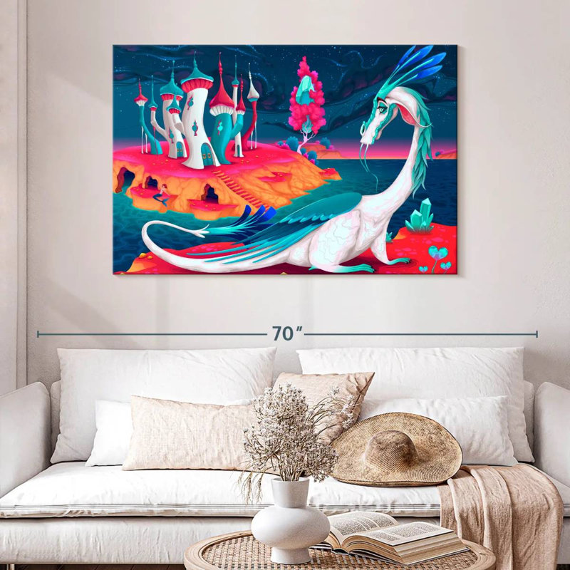 Dragon, 32" H x 48" W