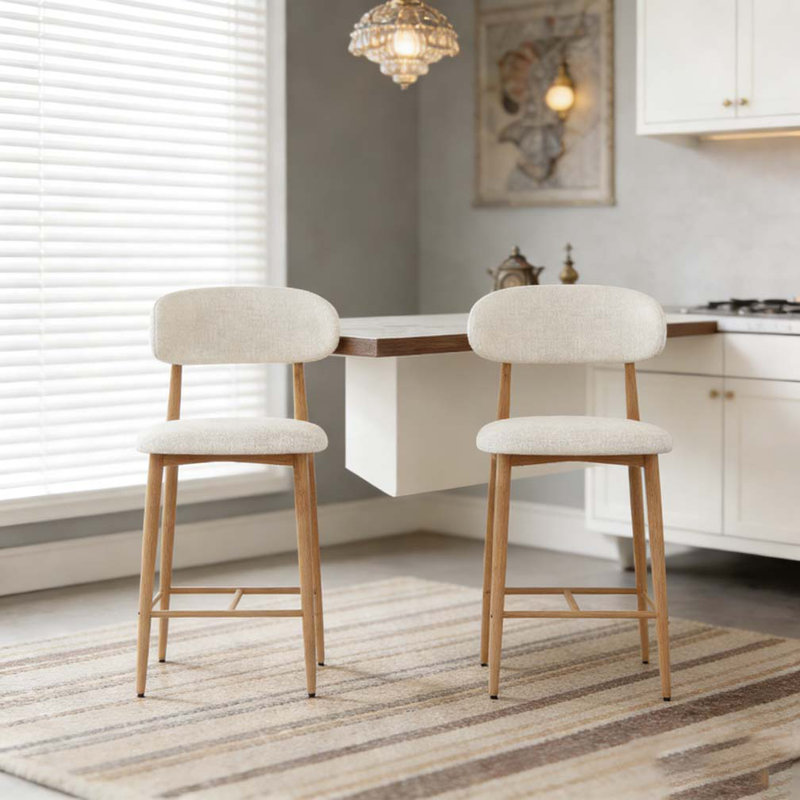 Ensemble de tabourets de bar, Green/Grain, 2
