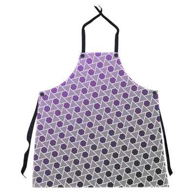 Tablier en hexagones et triangles Rainbow