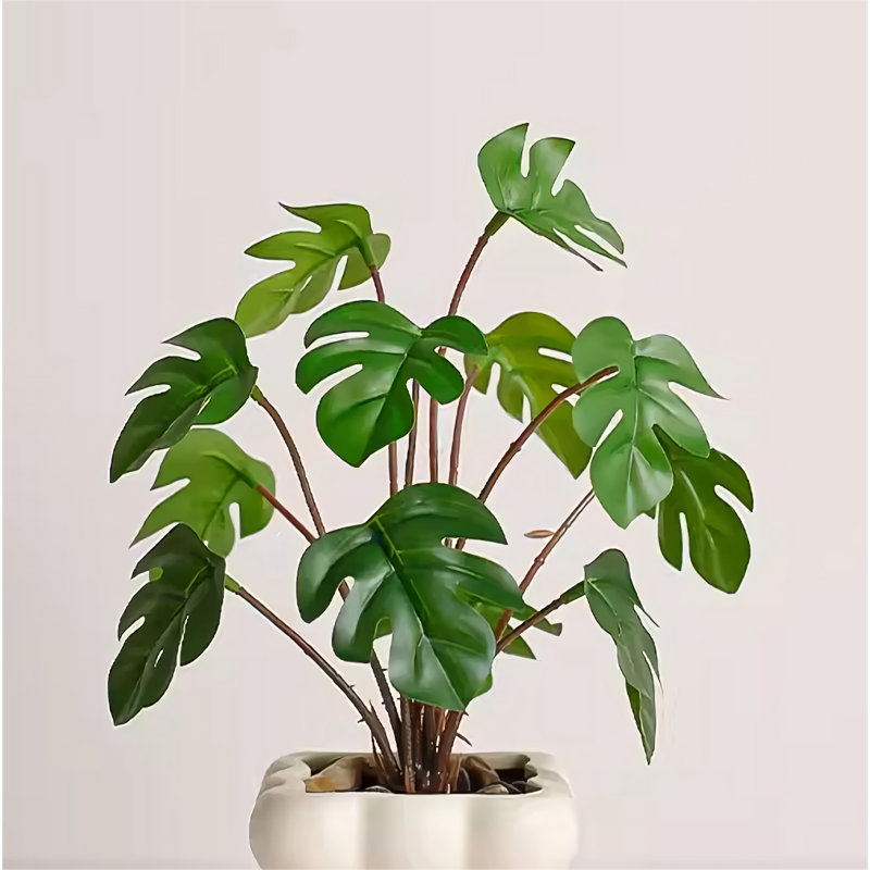 Simulation de petite plante d'intérieur en pot