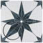Cassis Stella 10" x 10" Porcelain Patterned Wall & Floor Tile-340212008