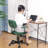 23'' Lamb Wool Armrest Task Chair - Adjustable Swivel with Tufted Back-194758906-194758911