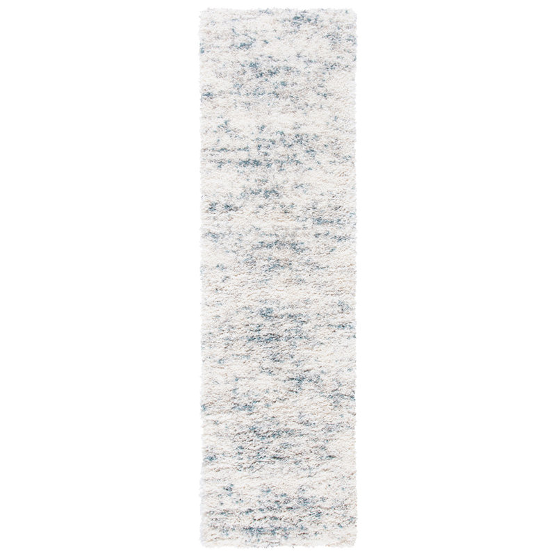 Tapis ivoire Adah, Tapis de couloir 2 pi 3 po x 12 pi