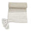 Jeté rayé Brighton, ensemble de 2, 50 po x 60 po, beige
