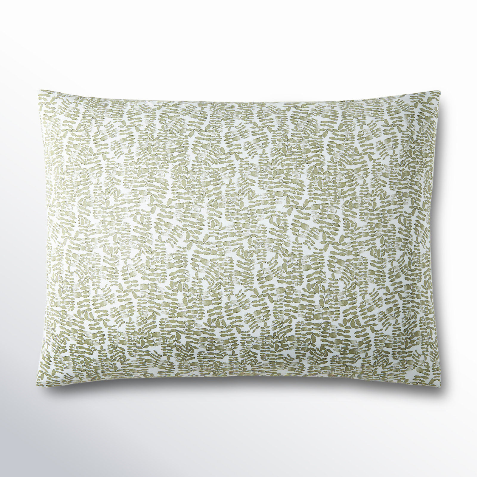 Fern Cotton Shams, Standard/Twin, Olive