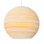 Scraplight Globe Recycled Cardboard Pendant Light - Moon-713681155-713681154-713681277