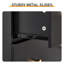 Grande commode anti-basculement à 5 tiroirs avec poignées en or rose, commode en bois noir pour la chambre à coucher, rangement dans l'entrée du salon