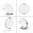 6" Round 12W LED Recessed Dimmable Downlight with Junction Box, 120V, CCT Selectable