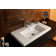 Brayden Studio® Hernandes 17.72'' Glossy White Vitreous China Rectangular Bathroom Sink with Overflow