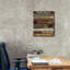  «Cabin Rules On Wood» par Jean Plout, art mural sur toile, 20 po x 24 po