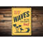 Panneau en aluminium «Cant Stop The Waves»-58196420