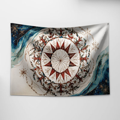 Tapisserie murale Christmas Christmas Mandalas