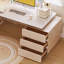Bureau moderne de style crème avec pieds en fer-2040924130