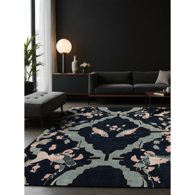 Tapis gris soyeux et moelleux