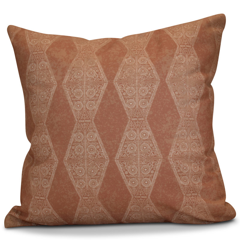 Housse de coussin d'extérieur carré HH Revival, H 20 po x l 20 po, Orange