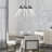 8 - Light Unique / Statement Modern Linear LED Chandelier-54242544