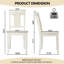 Chaise en bois massif H 17,5 po-207498291