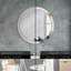 Huldar Glass Flat Wall Mirror