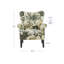 Fauteuil rembourré capitonné de 30,3 po de largeur-1640793456