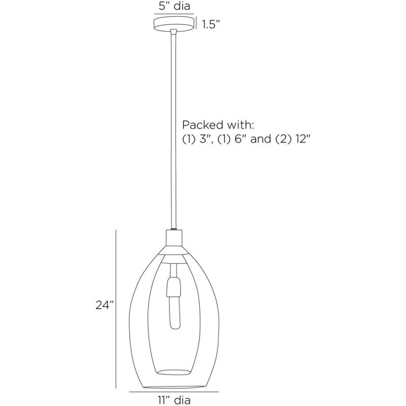 Hilary 1 - Light Pendant