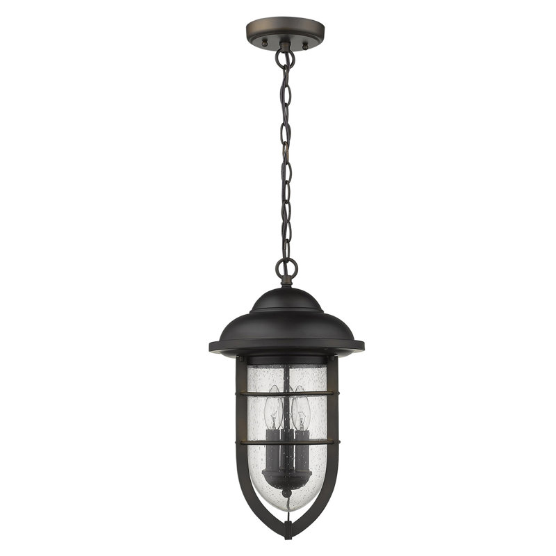 Hitchcock 3 - Light Outdoor Pendant, Oil Rubbed Bronze
