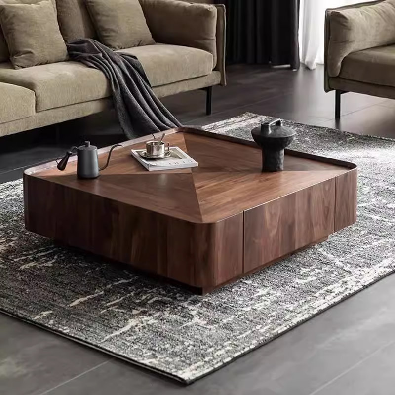 Table basse Rhuary, H 13,4 po x L 39,4 po x l 39,4 po