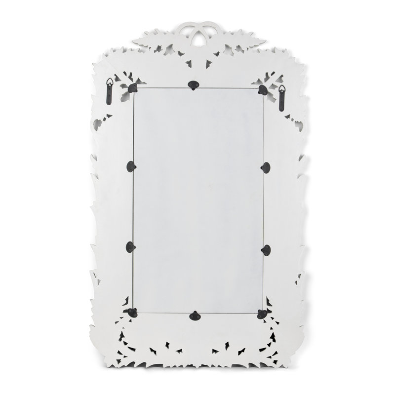 Laurelcrest Mirror, Soft Gold, Classic White