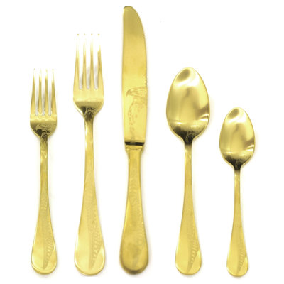 Caccia 20 - Piece Stainless Steel Flatware Set - Service for 4