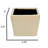 4" Ceramic Flower Planter, Ceramic Pot Planter, Plant Home Décor, White