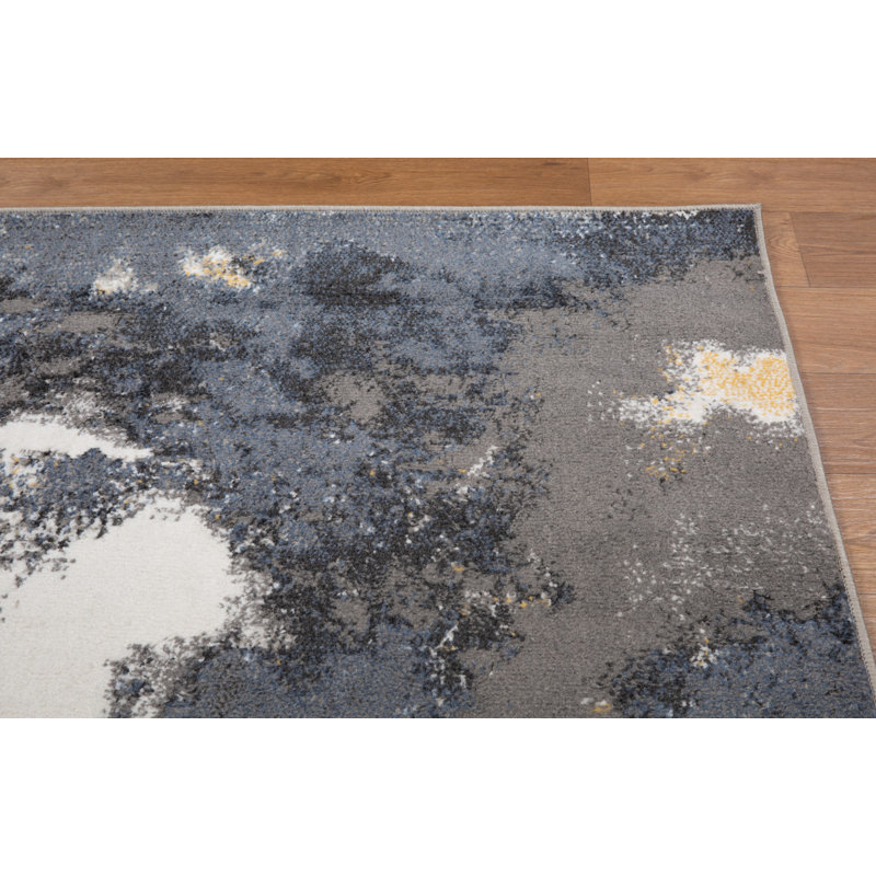 Zarhiya Abstract Indoor Rug, Rectangle 5'2'' x 7'7''