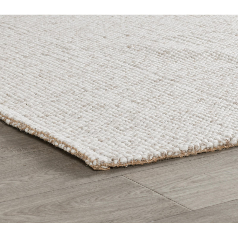 Lisbon Handwoven Jute Blend Sustainable Accent Area Rug, Rectangle 5' x 8'