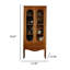 Armoire d'appoint vitrée 31,50 po