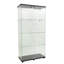 Vitrine lumineuse à 4 tablettes avec verre trempé et portes verrouillables Hartwell-123382164
