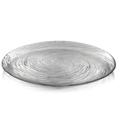 Ensemble de 12 assiettes en verre Lyalya