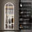 Arched LED Metal Floor Mirror-1381860482