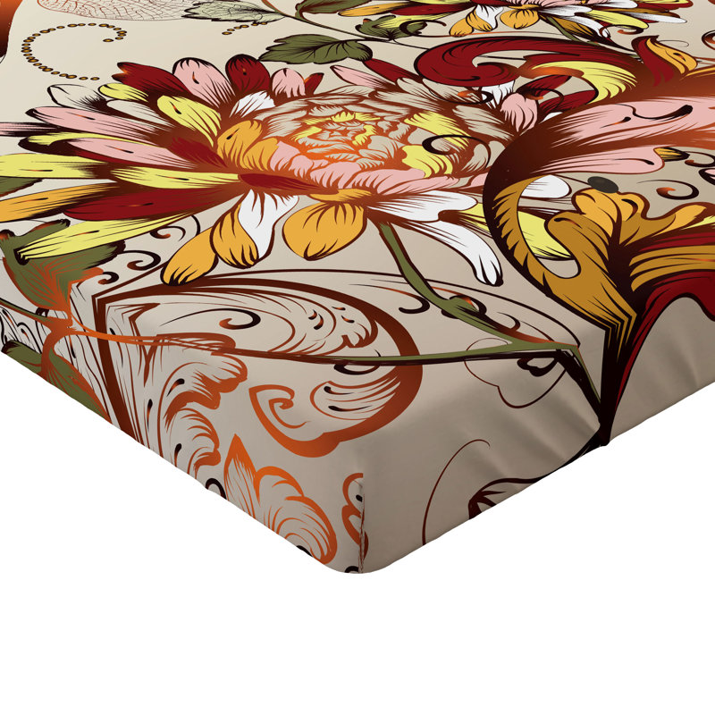 Multicolore Ambesonne, Drap-housse très grand californien
