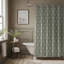 Olive Pebbles - Rideau de douche Premium-1665035602