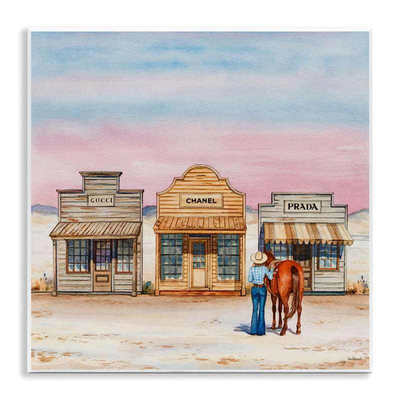 Art mural "Cowgirl" par Amanda Greenwood
