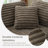 Boneless Chaise Curved Corduroy Sectional Sofa, Extra Large Deep Seats, Modular Layout, No Assembly-329000109-329000104