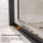 38-42"W x 72"H Pivot Semi-Frameless glass Shower Door