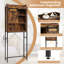 Rangement autoportant au-dessus de la toilette Sachin-88115087