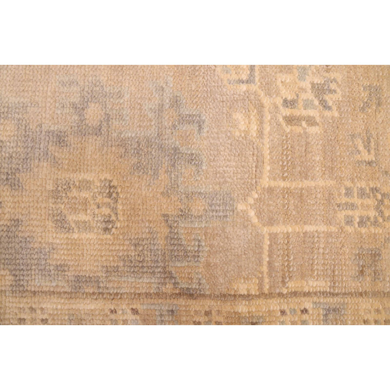 Tapis brun clair Kavya Oushak 9 pi 0 po x 11 pi 11 po