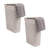 Slim Laundry Hamper, 40 Liter Capacity, Hinged Lid, 2 Pack-81245420-112438265